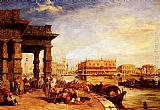 Edward Pritchett Looking To St Mark's Square From The Dogana painting